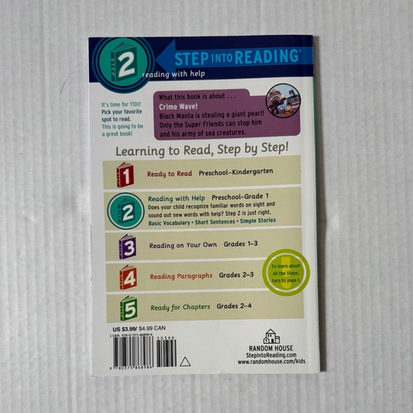 DC Super Friends 'Step Into Learning' 5 Book Set - Picture 10 of 10